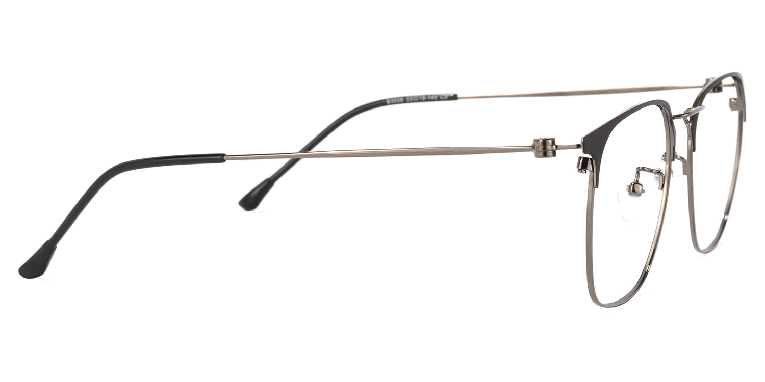 Yulisa Browline Black Glasses3