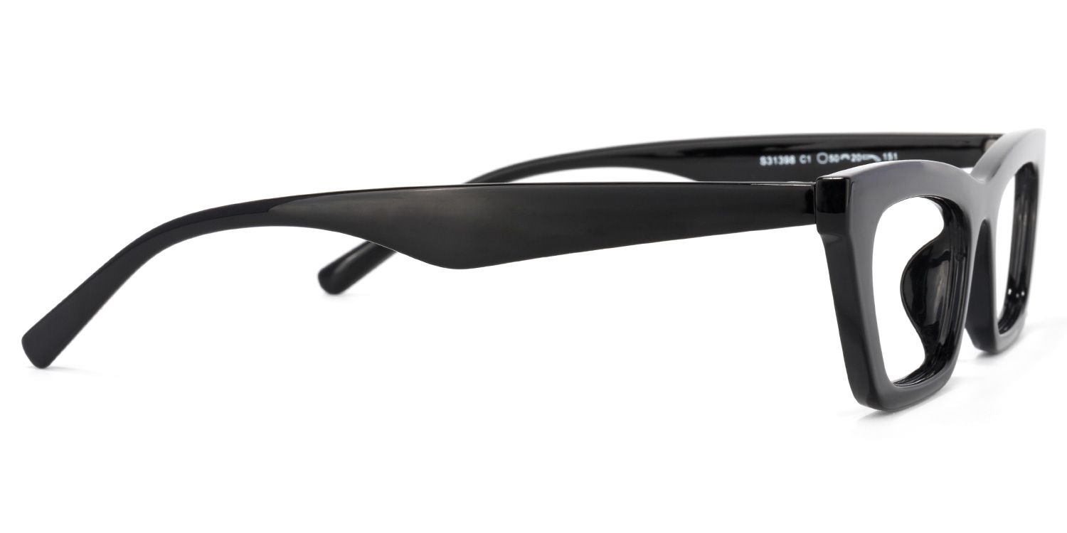 Gorman Cateye Black Glasses | ZEELOOL UK4