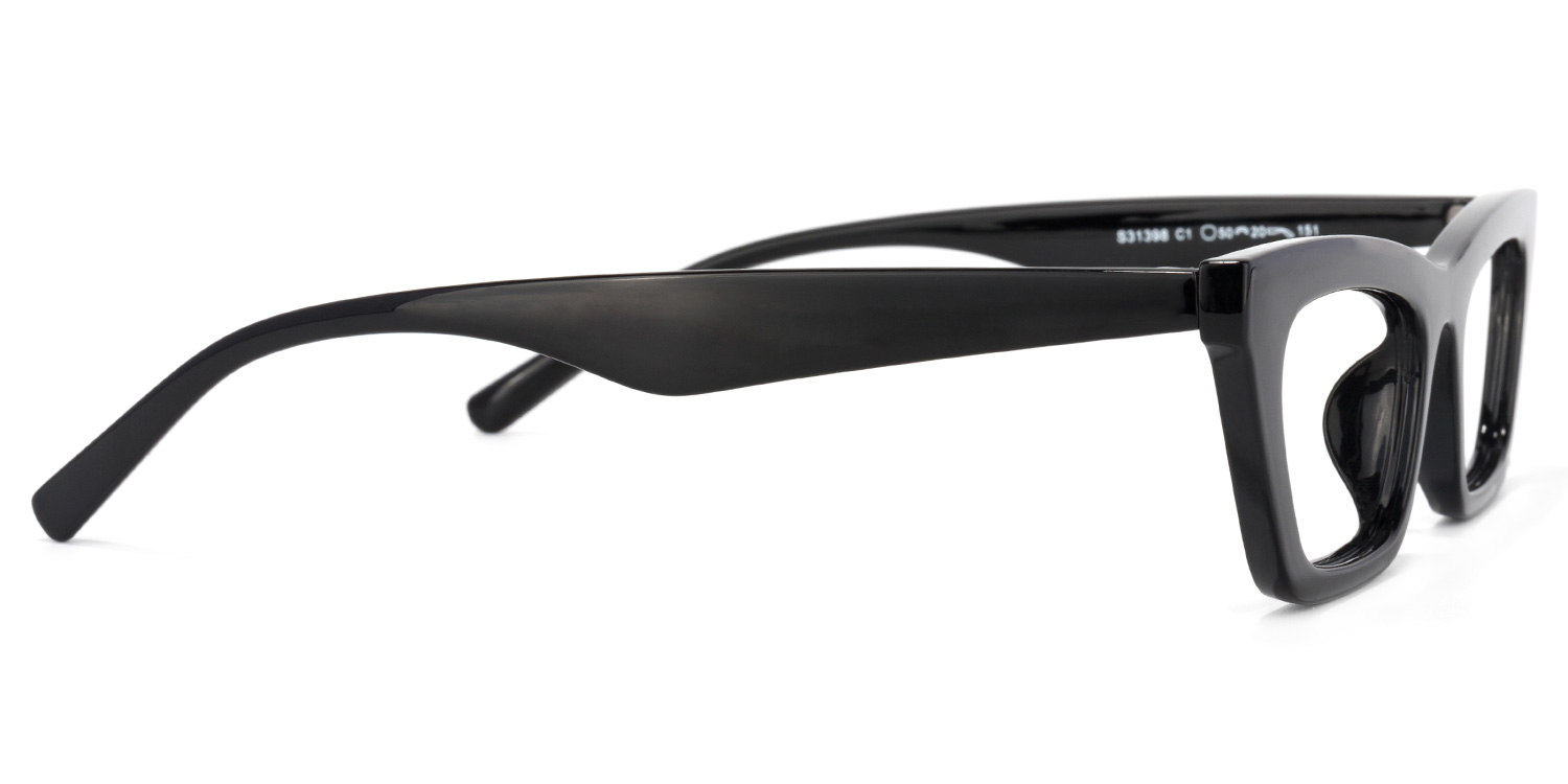 Gorman Cateye Black Glasses | ZEELOOL UK4