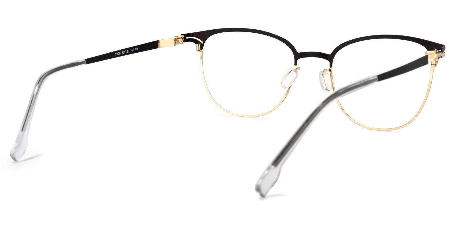 Yelena Sqaure Black Glasses | ZEELOOL UK4