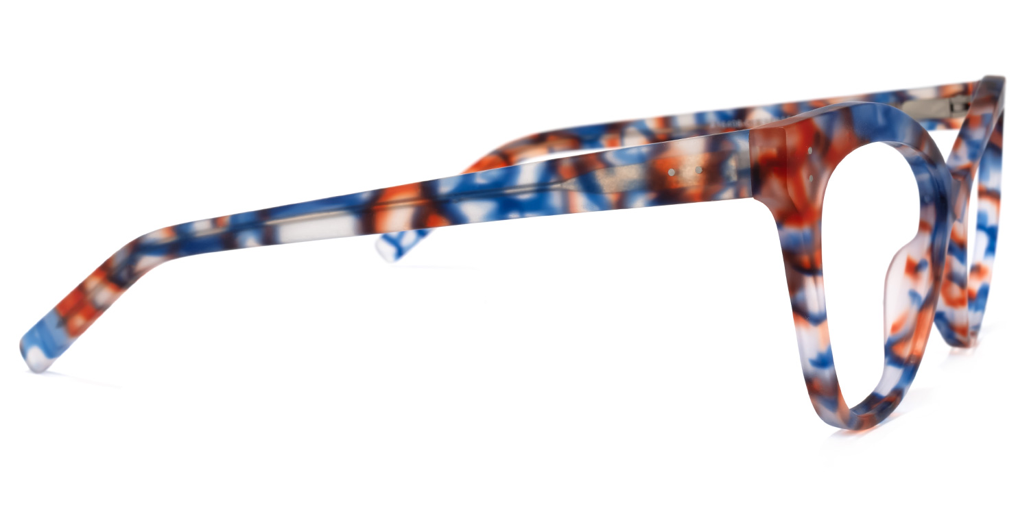 Eschwege Cateye Blue-Floral Glasses3
