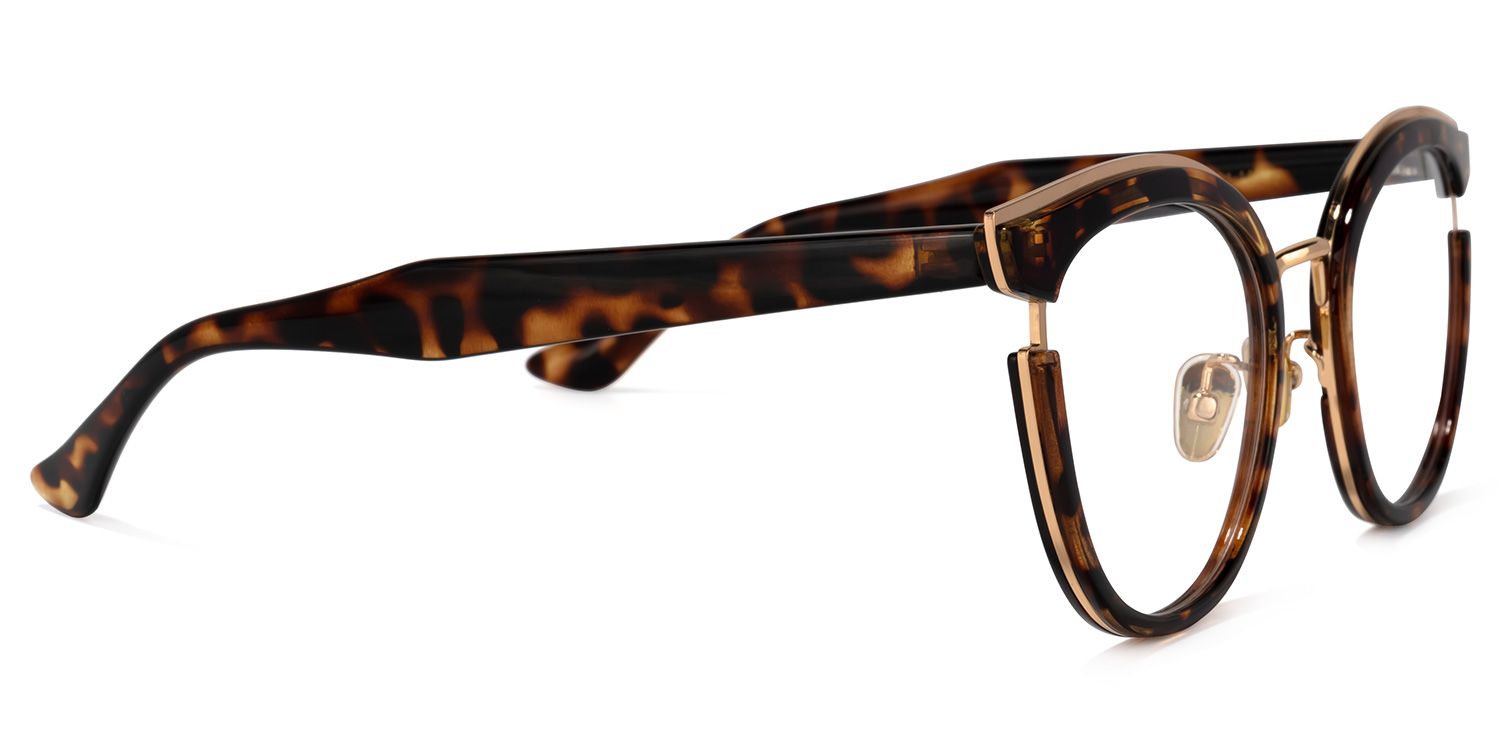 Laraine Cat Eye Tortoise Frame Glasses | ZEELOOL UK3