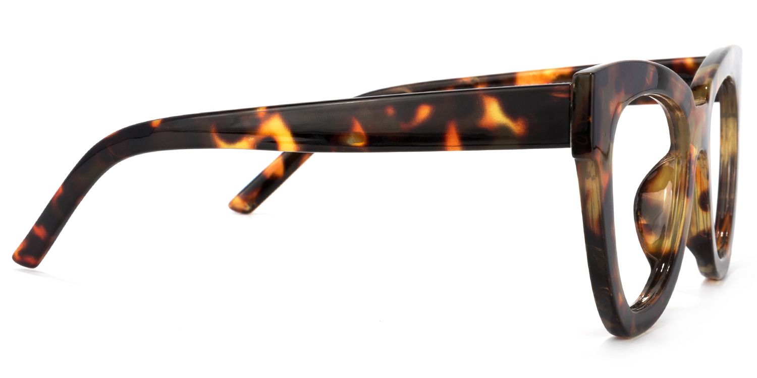 Hassan Cateye Tortoise Glasses | ZEELOOL UK3