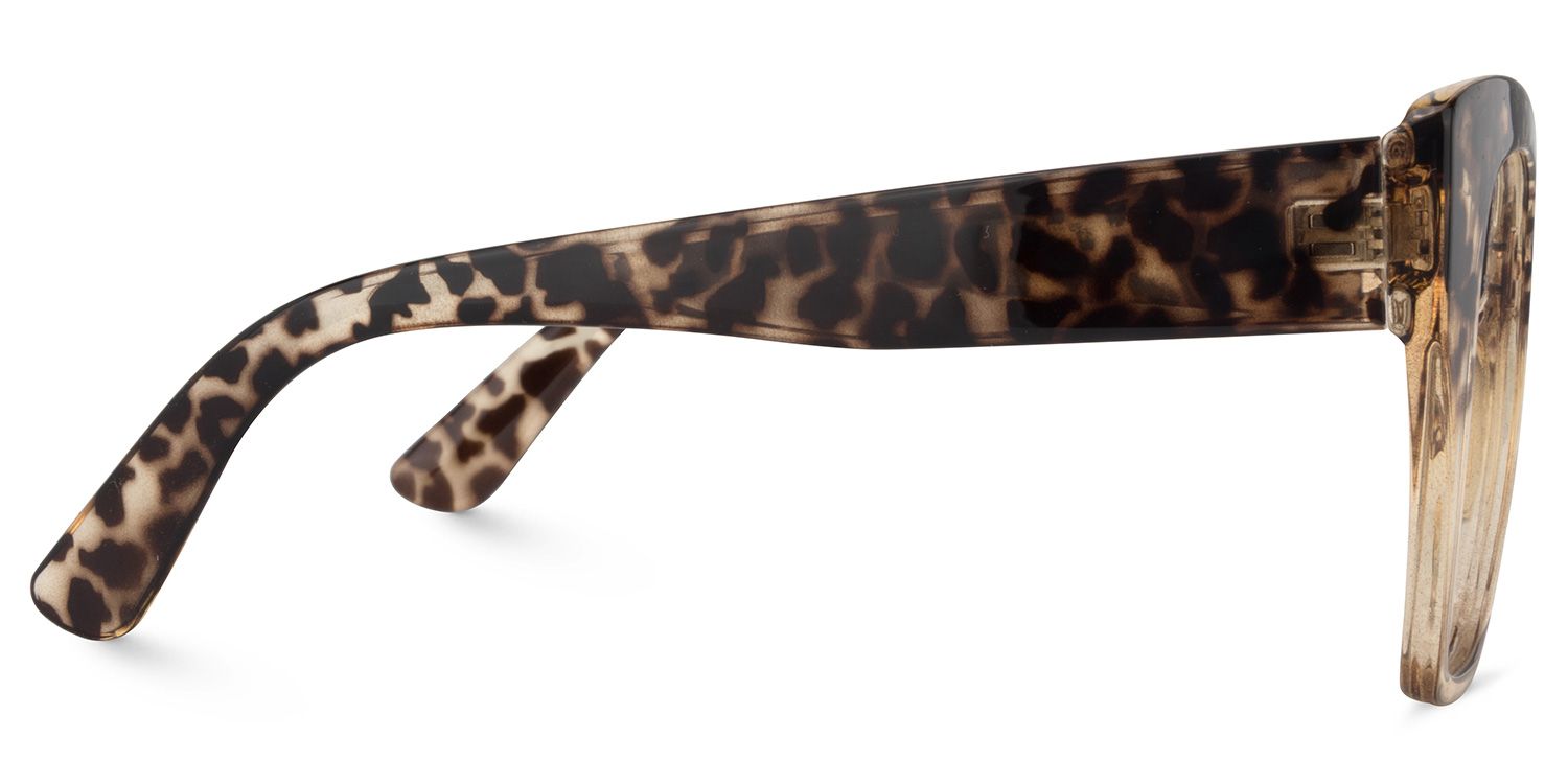 Denis Cat-eye Light Blonde Tortoise Frame Glasses2
