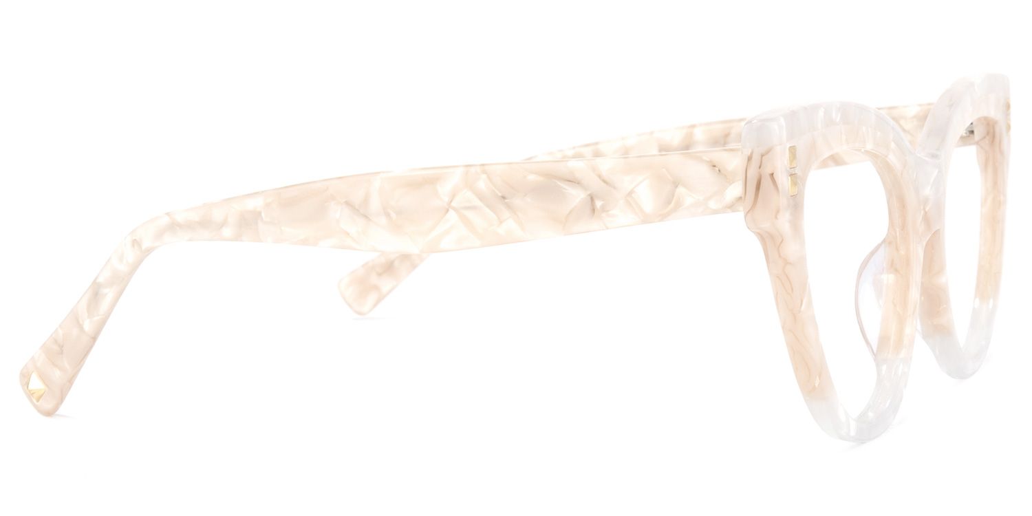 Cascata Cateye Creamy Glasses | ZEELOOL UK3