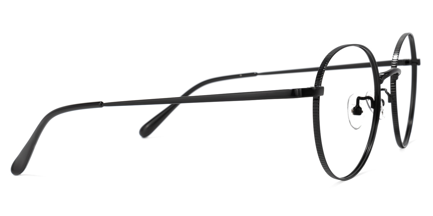 Ringstaff Round Black Glasses | ZEELOOL UK3