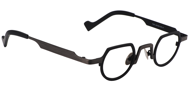 Timothy Round Black Glasses3