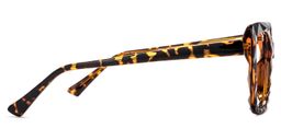 Edna Yellow-Tortoise Rectangle Glasses3