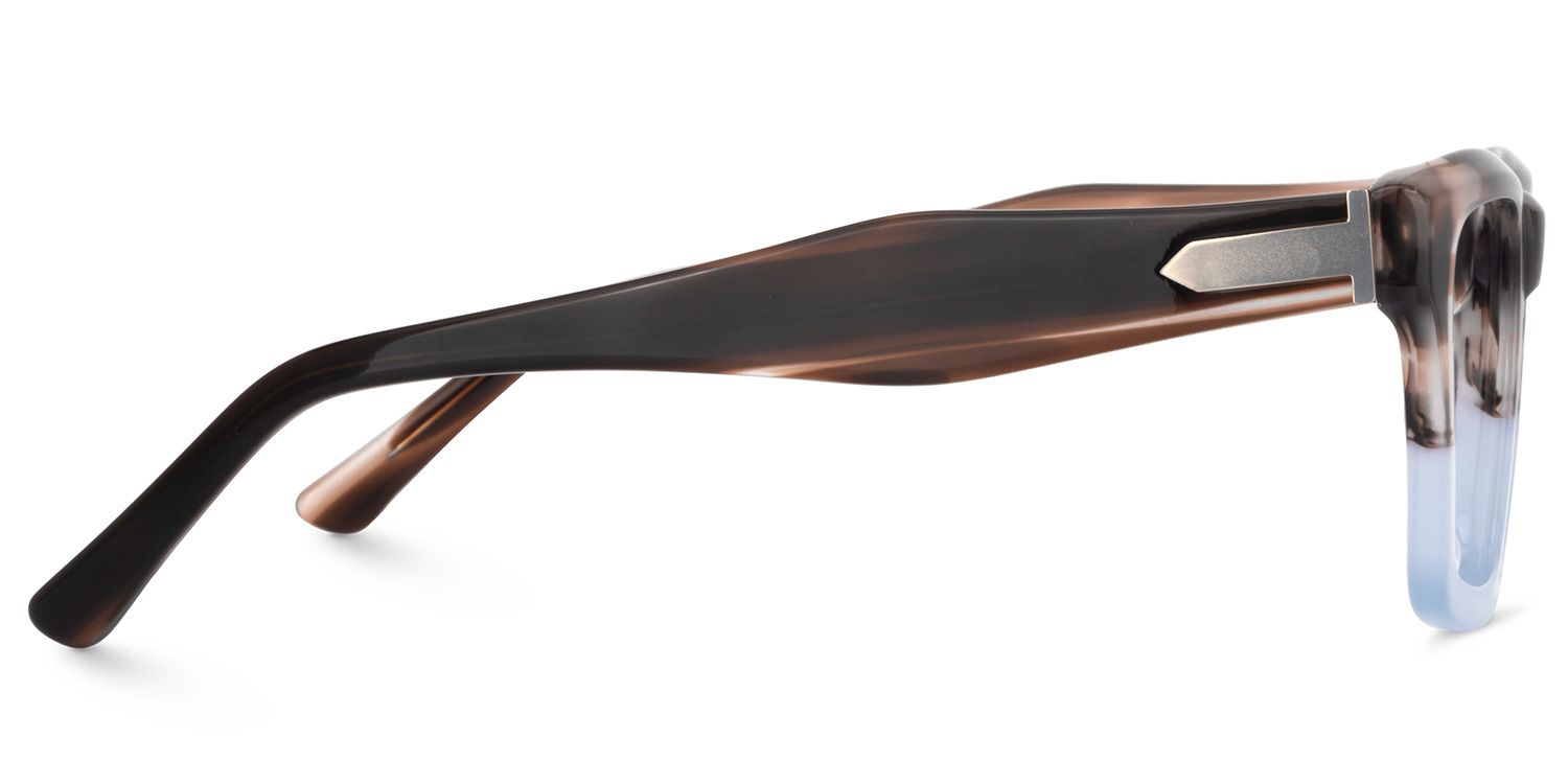 Riley Rectangle Brown Frame Glasses for Ladies3