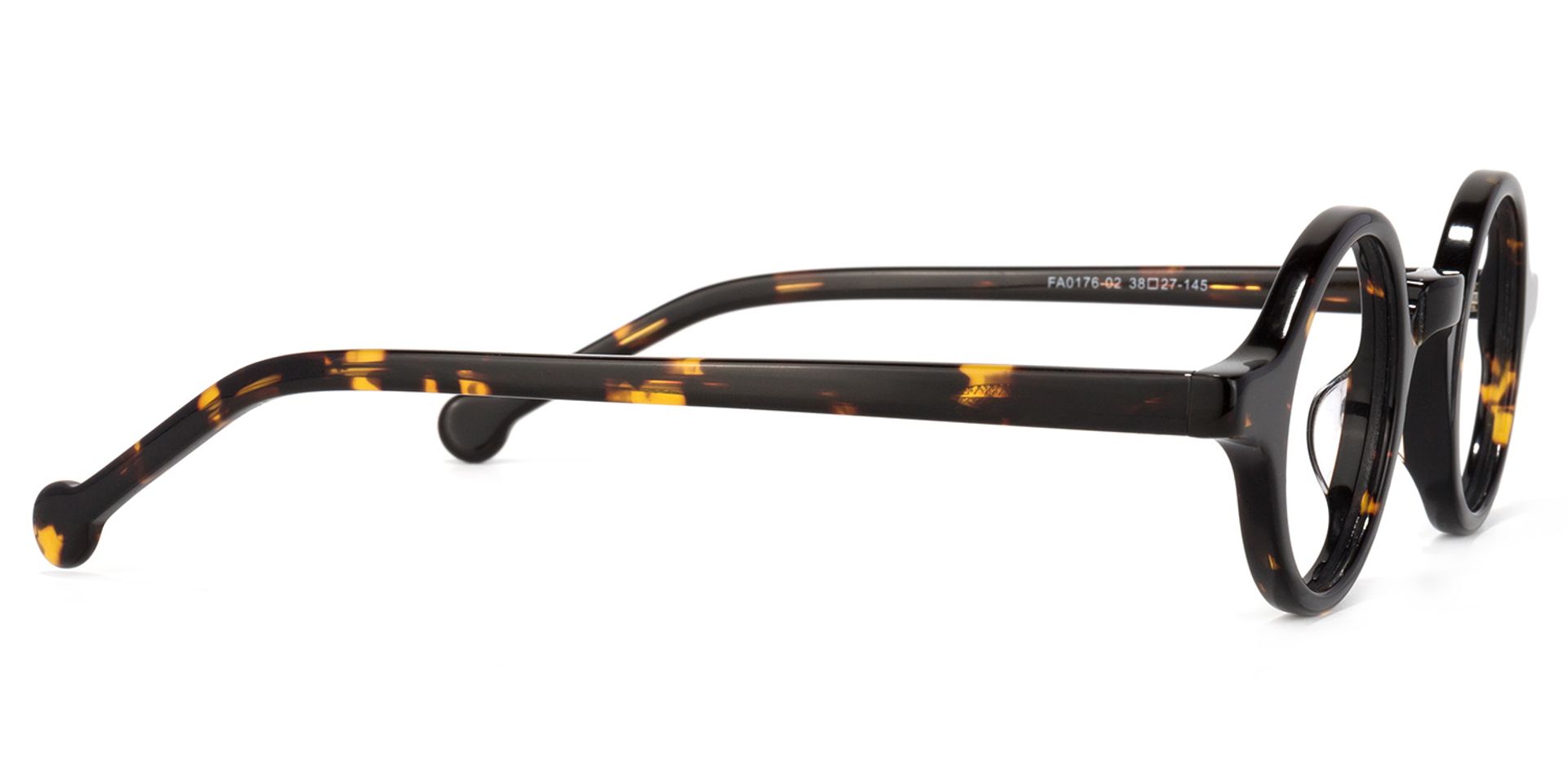 Arale Round Tortoise Full-rim Eyeglasses | ZEELOOL UK3