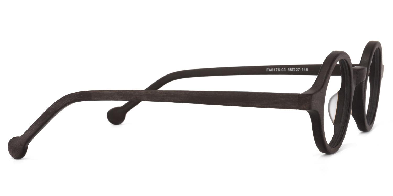 Arale Round Burnt-Umber Eyeglasses Online for Sale3