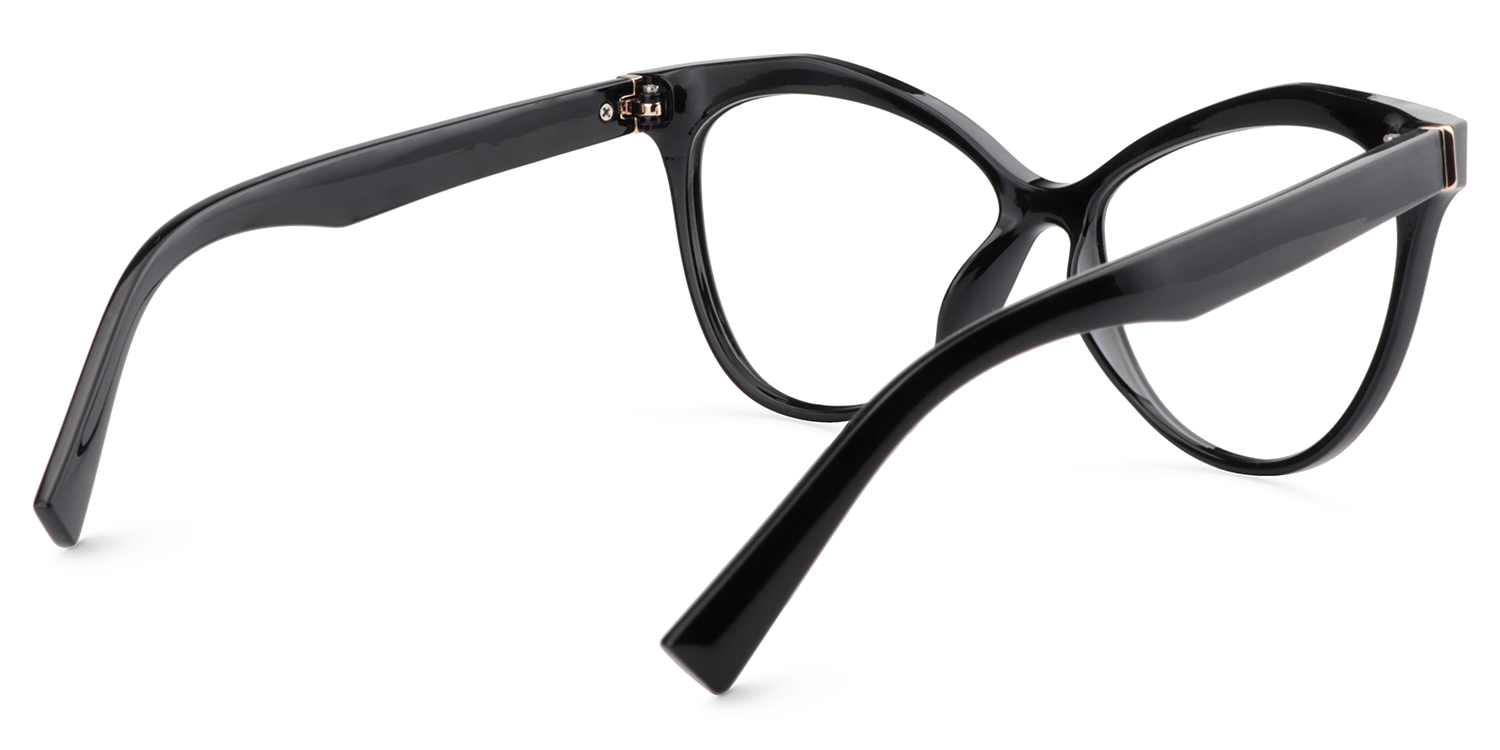 Cateye Black Glasses | ZEELOOL UK Online5