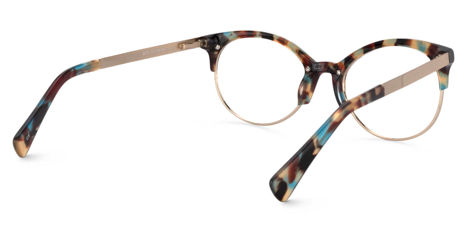 Cat Eye Blue Tortoise Glasses | ZEELOOL UK5
