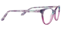 Edith Cateye Purple Pattern Glasses4