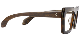 Gabriel Rectangle Brown Glasses4