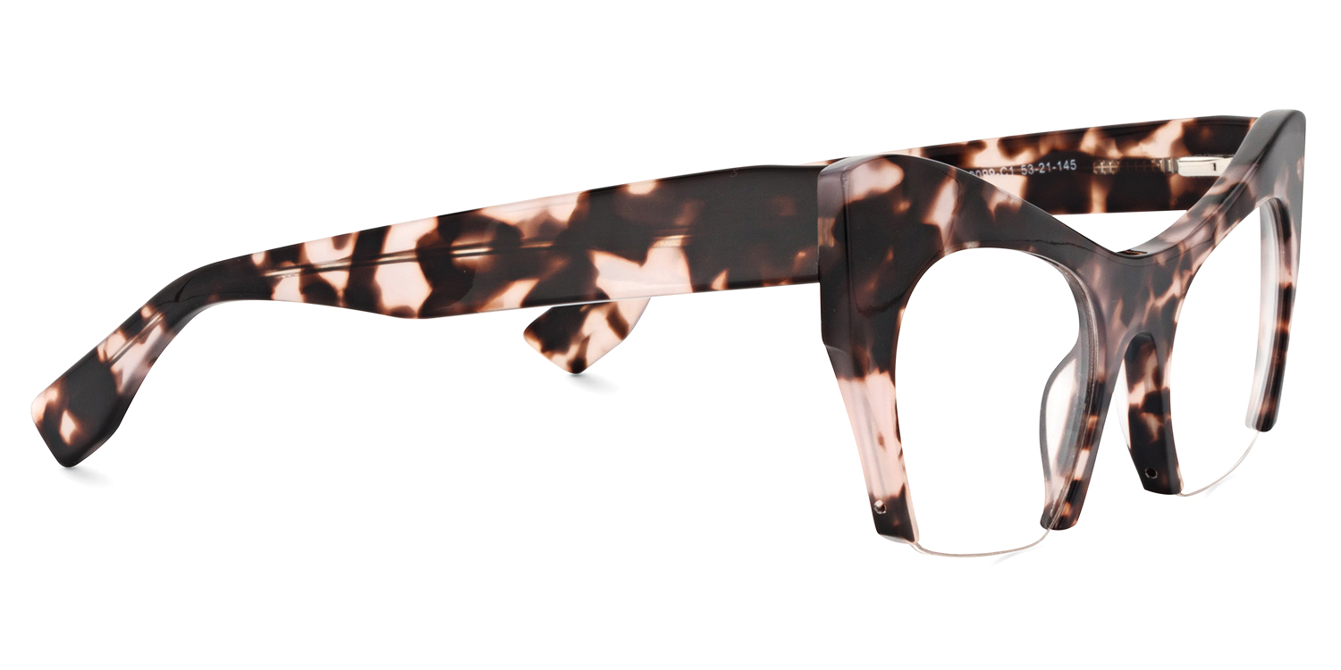 Kyle Cat Eye Light-Tortoise Glasses | ZEELOOL UK4