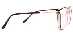 Annalisa Red Square Glasses2