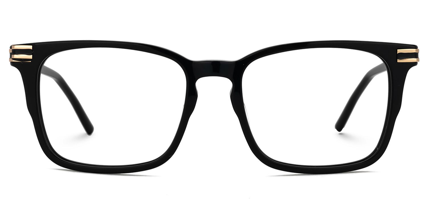 Kornelia Square Black Glasses | ZEELOOL UK0