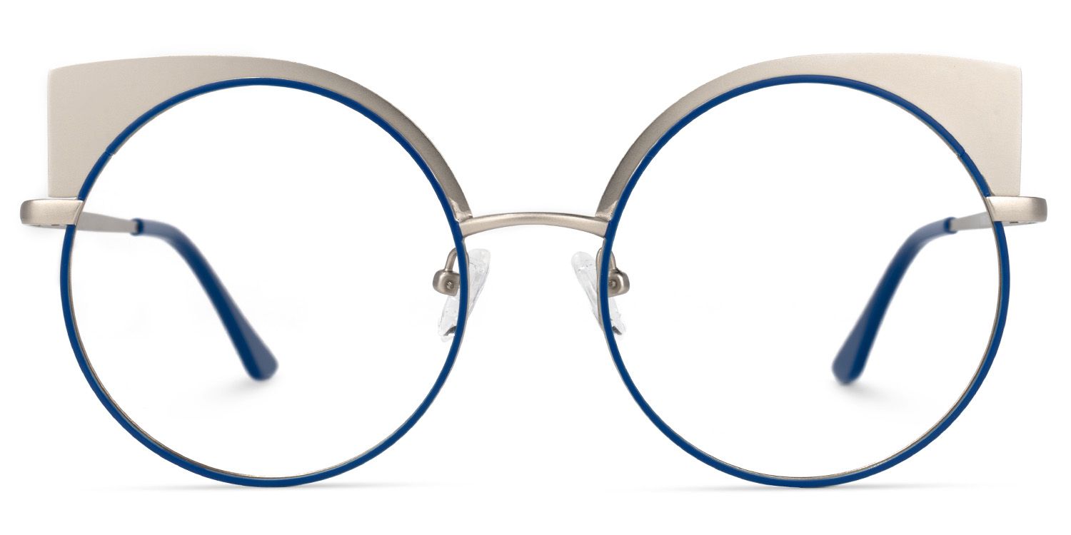 Arnisha Cateye Blue Glasses | ZEELOOL UK0