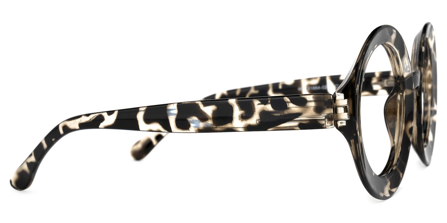 Franca Round Dark-Tortoise Glasses | ZEELOOL UK2