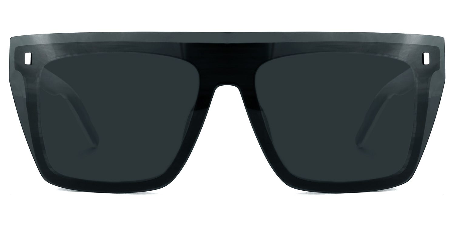 Kenya Square Gray Glasses | ZEELOOL UK0