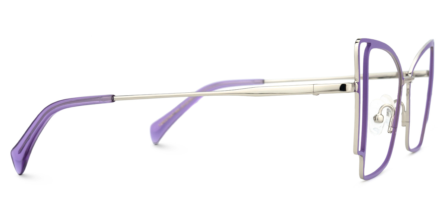 Tapacia Geometric Purple Glasses | ZEELOOL UK2