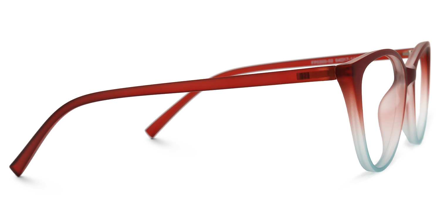 Lucy Cateye Red Glasses  | ZEELOOL UK2