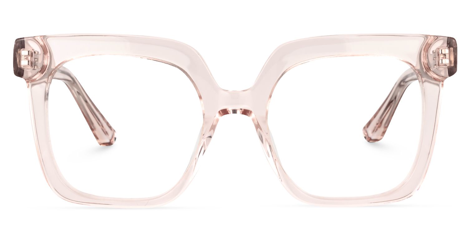Dexter Square Beige Glasses | ZEELOOL UK0