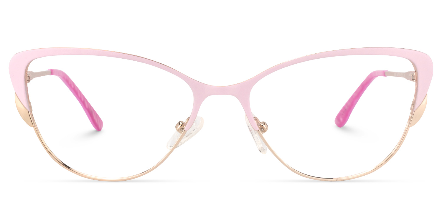 Donald Cat Eye Pink Glasses | ZEELOOL UK0