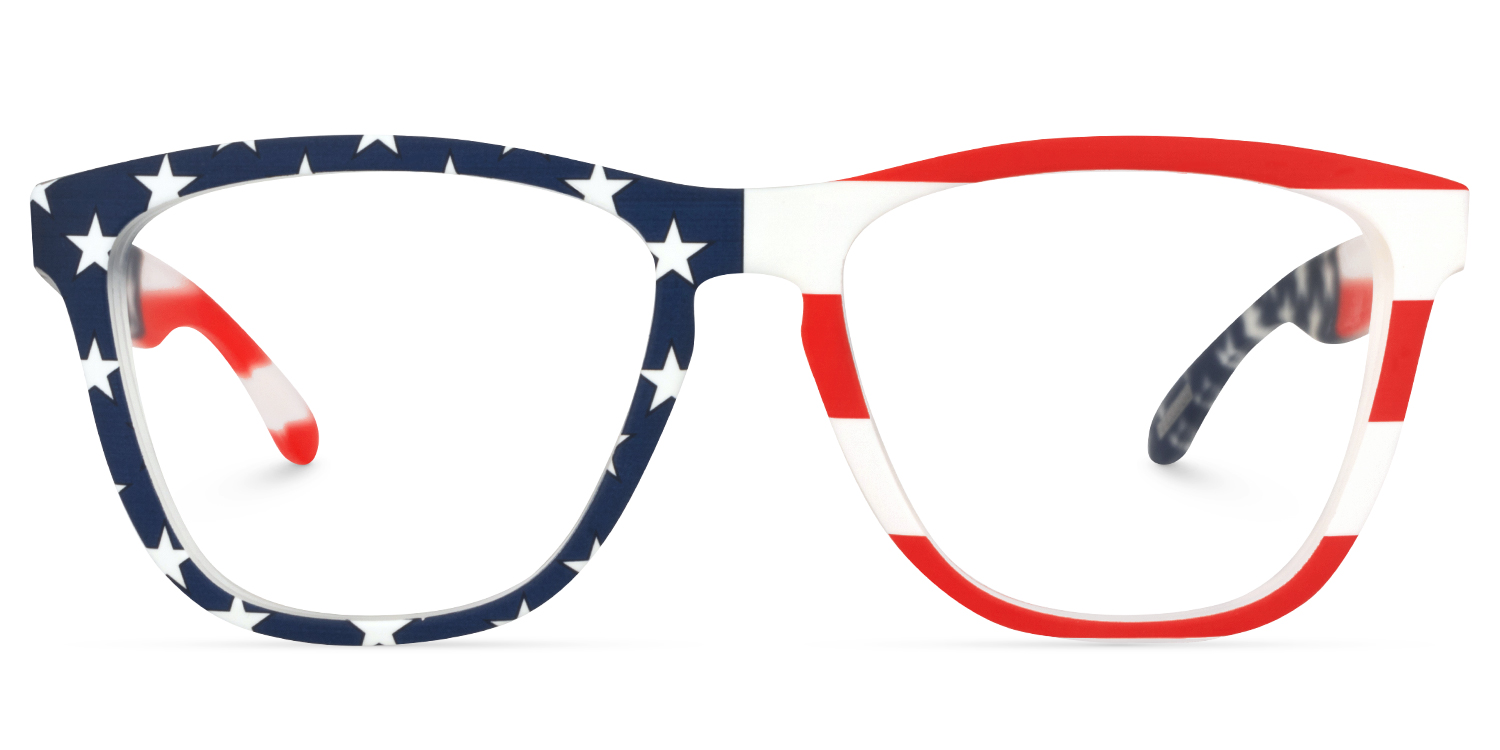 Pedro Square USA Flag Glasses | ZEELOOL UK0