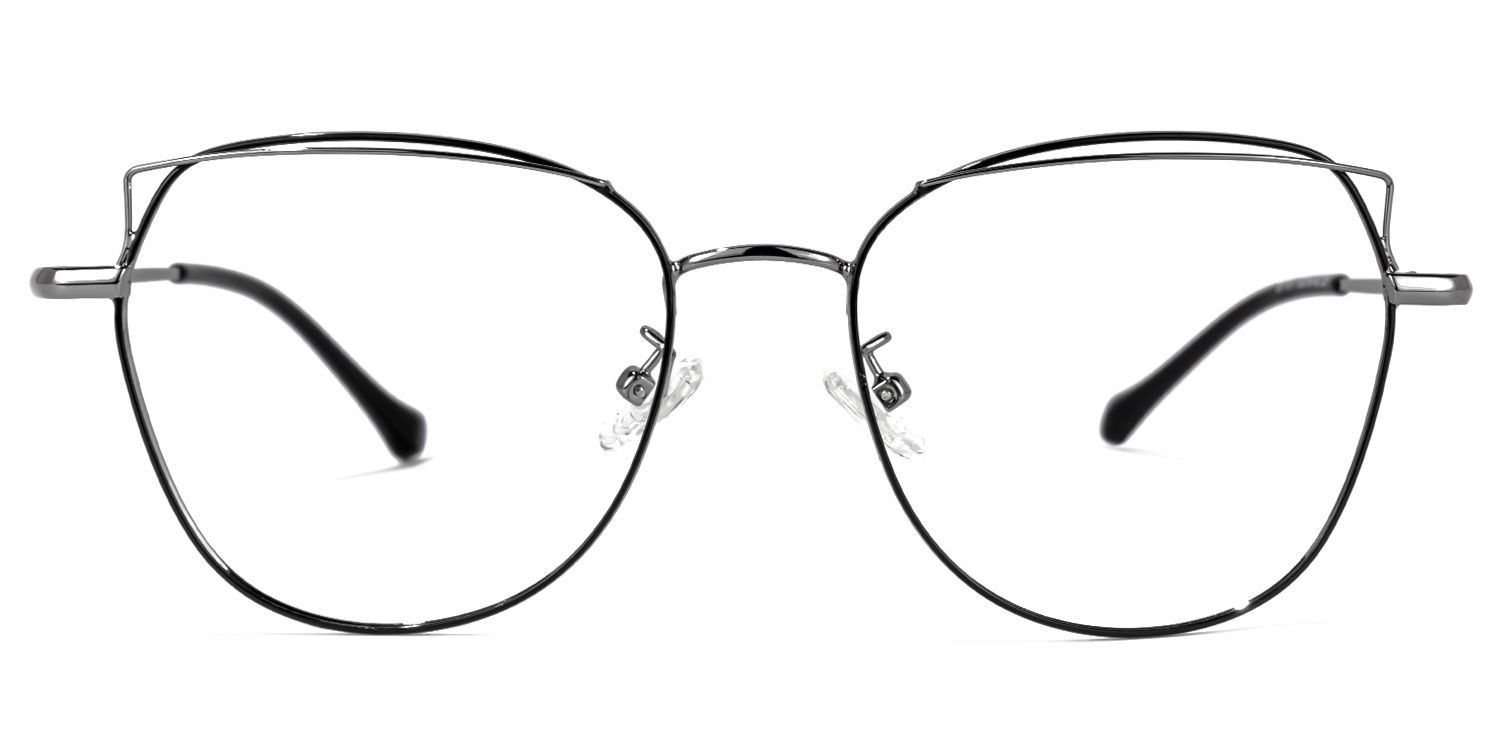 Denson Cateye Black Glasses | ZEELOOL UK0