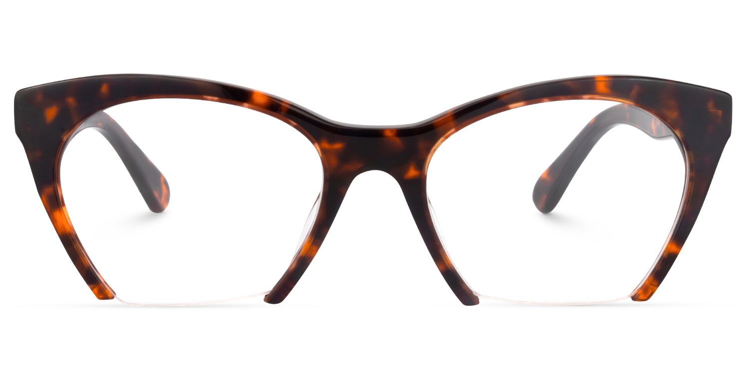 Christine Cat Eye Tortoise Glasses | ZEELOOL UK0