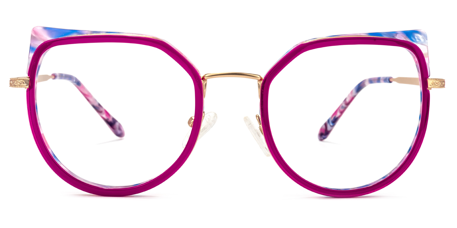 Felix Cateye Purple Glasses | ZEELOOL UK0