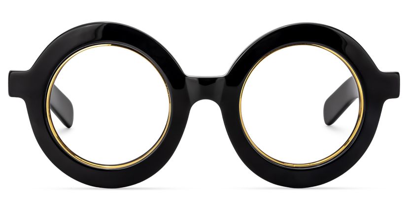 Calhoun Black Round Glasses