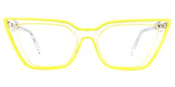 Yosef Cateye Yellow Glasses0
