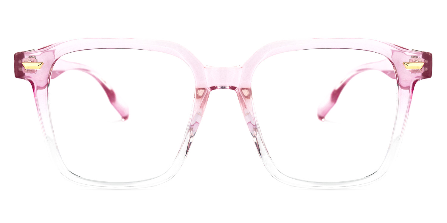 Rivera Square Pink Glasses0