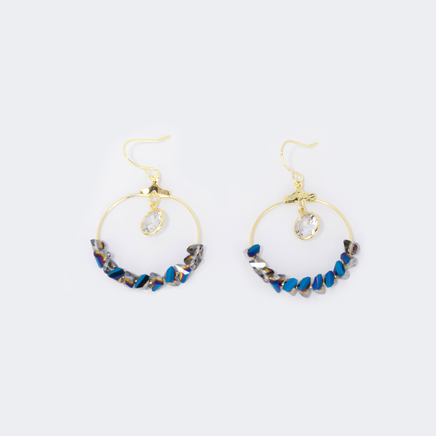 Stylish Sparkling Beaded Earrings | ZEELOOL UK1