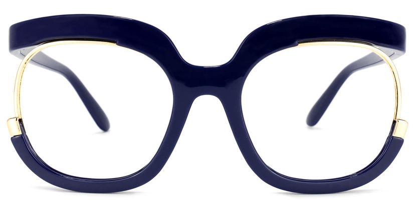 Darice Round Dark-Blue Glasses