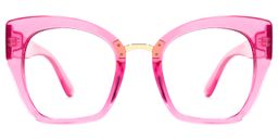 Denis Cat Eye Pink Glasses0
