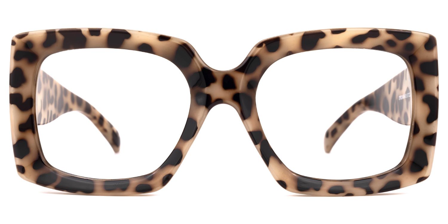 Yael Square Light-Tortoise Glasses | ZEELOOL UK0