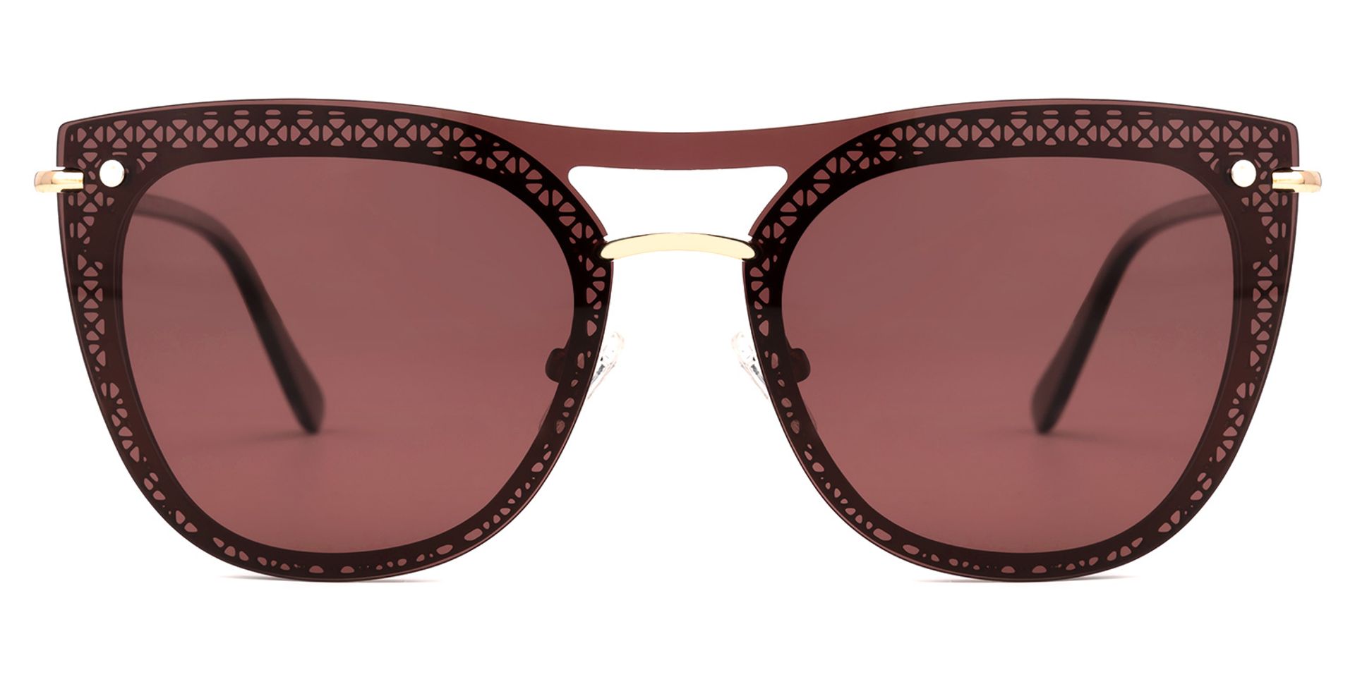 Hussain Clip-on Red Glasses | ZEELOOL UK0