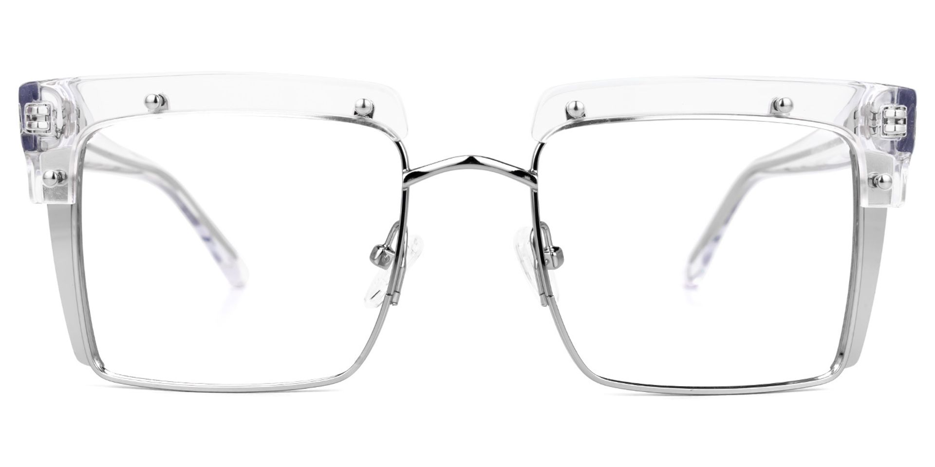 Kiana Square Clear Frame Glasses | Zeelool Optical1