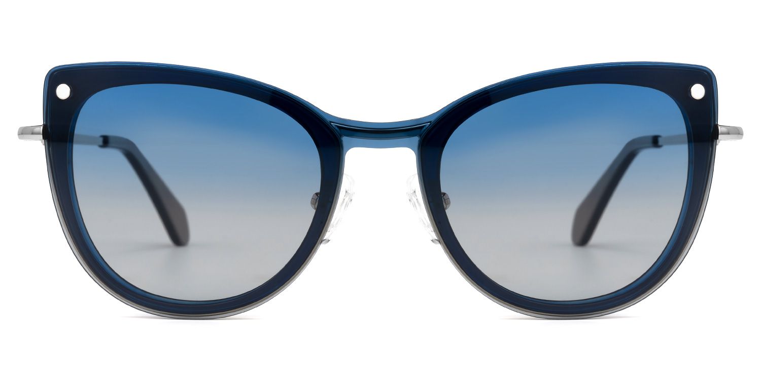 Paulette Clip-on Blue Glasses | ZEELOOL UK0