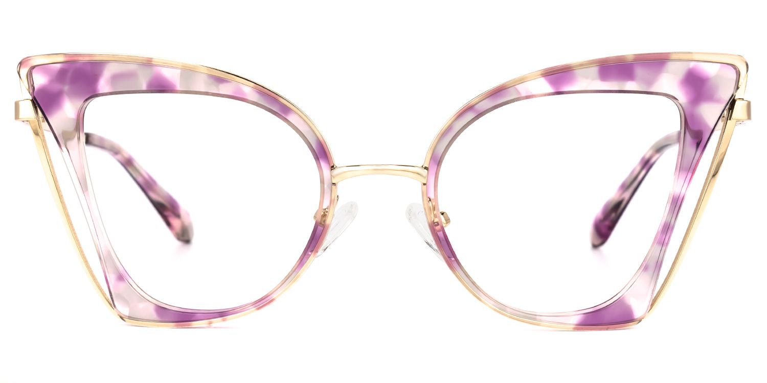 Orinthia Cateye Purple Glasses | ZEELOOL UK0