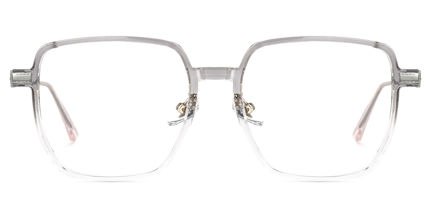 Djibril Square Gray Glasses | ZEELOOL UK0