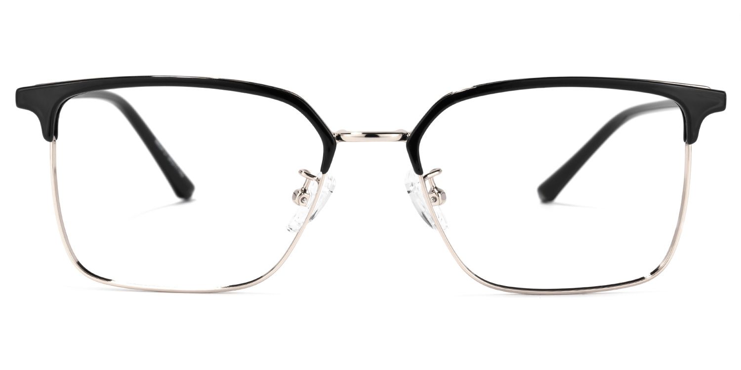 Hasan Square Black Glasses | ZEELOOL UK0