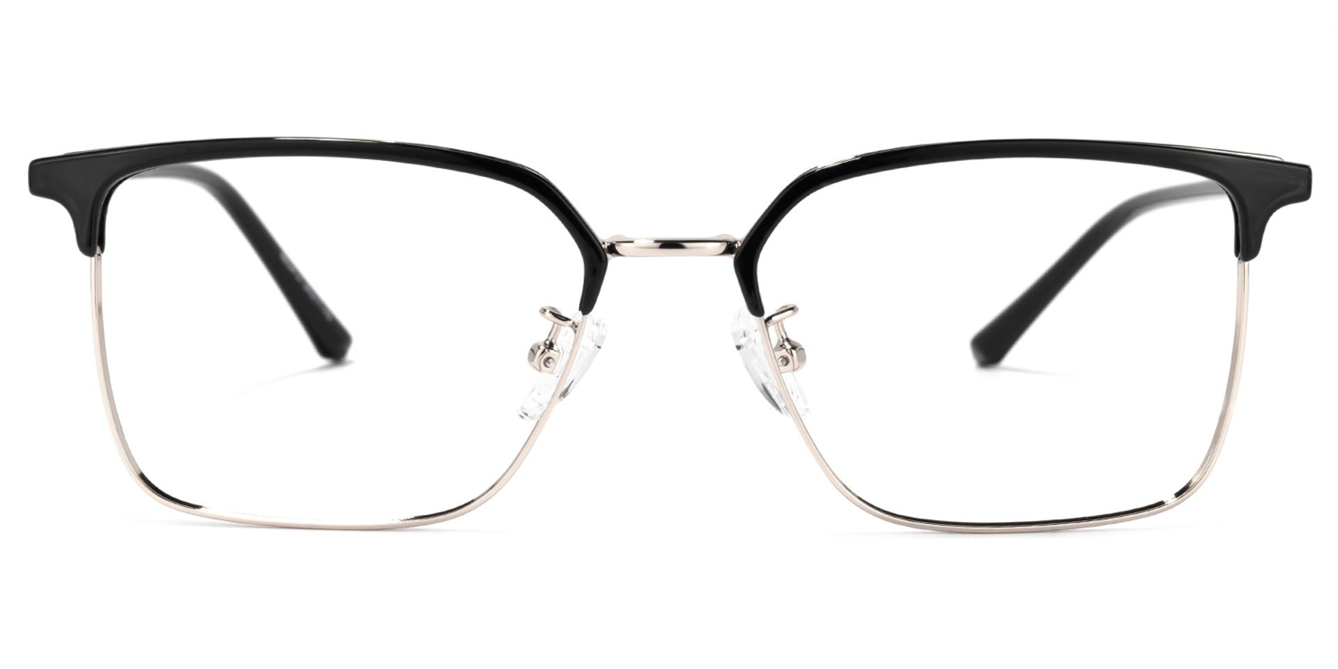 Hasan Square Black Glasses | ZEELOOL UK0