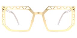 Adorno Square Gold Glasses0