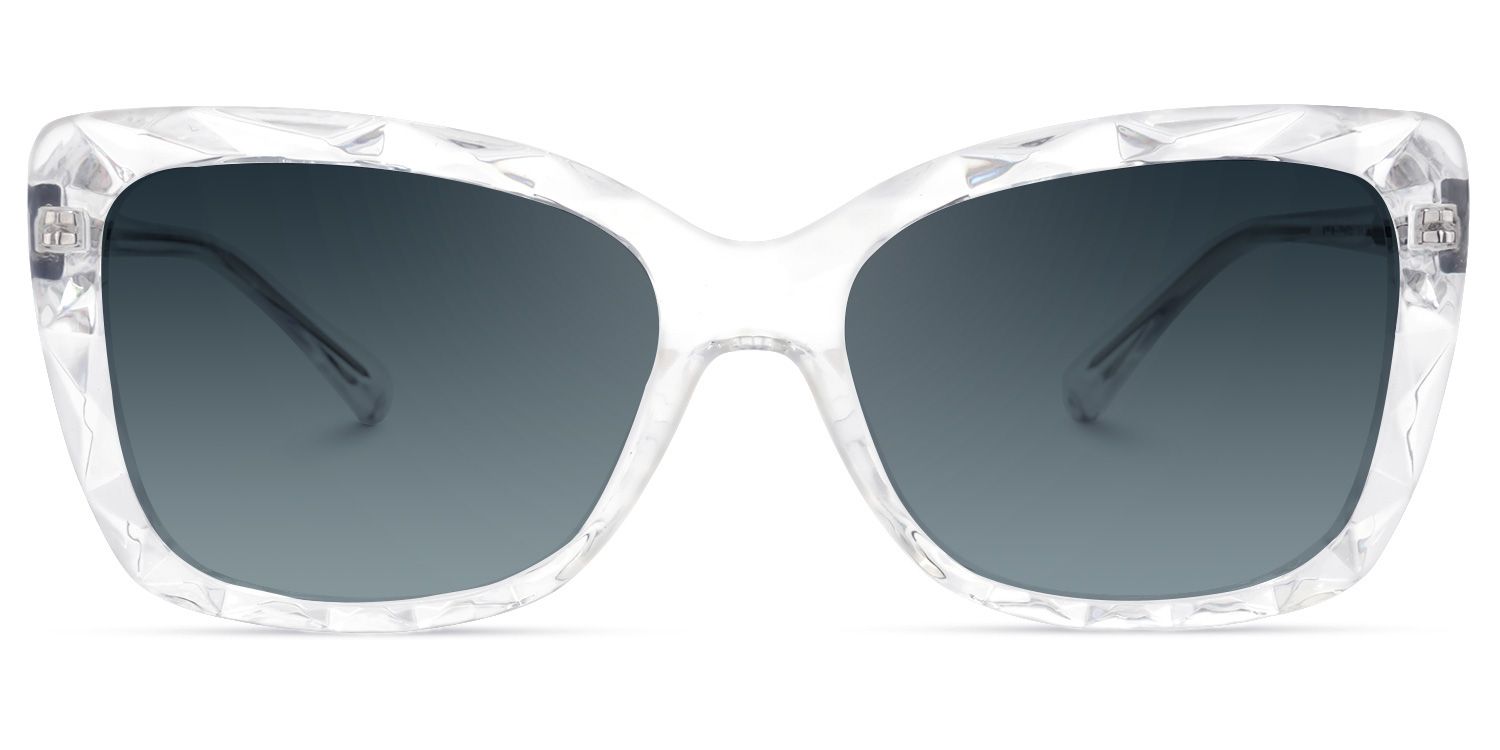 Edna Cateye Clear Sunglasses | ZEELOOL UK0