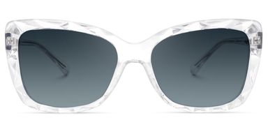 Edna Cateye Clear Sunglasses
